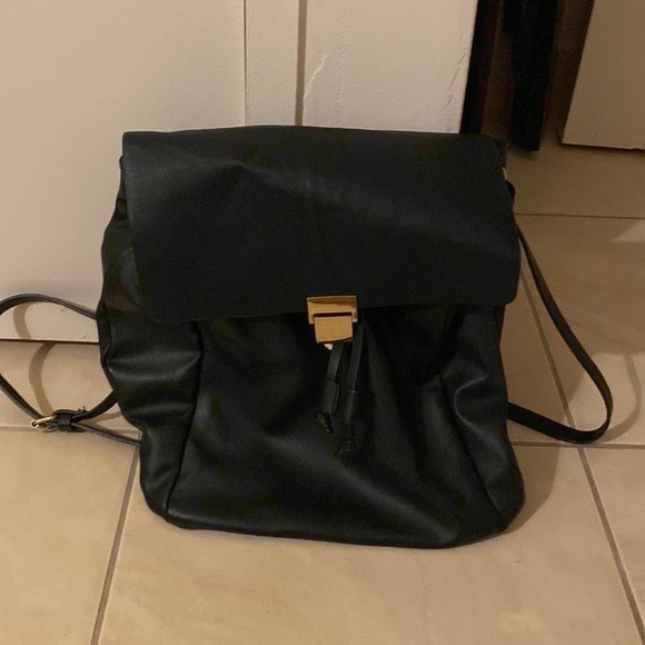 Zara Bags Zara Black Backpack Poshmark